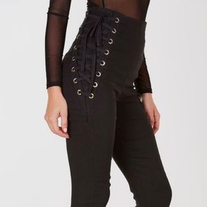 Lace Up Tie Pants